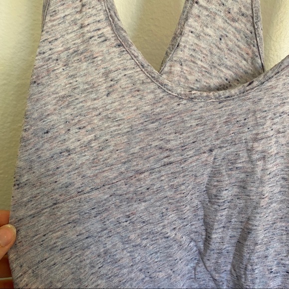 VS PINK Heathered Grey Racerback Tank Small - Picture 4 of 6